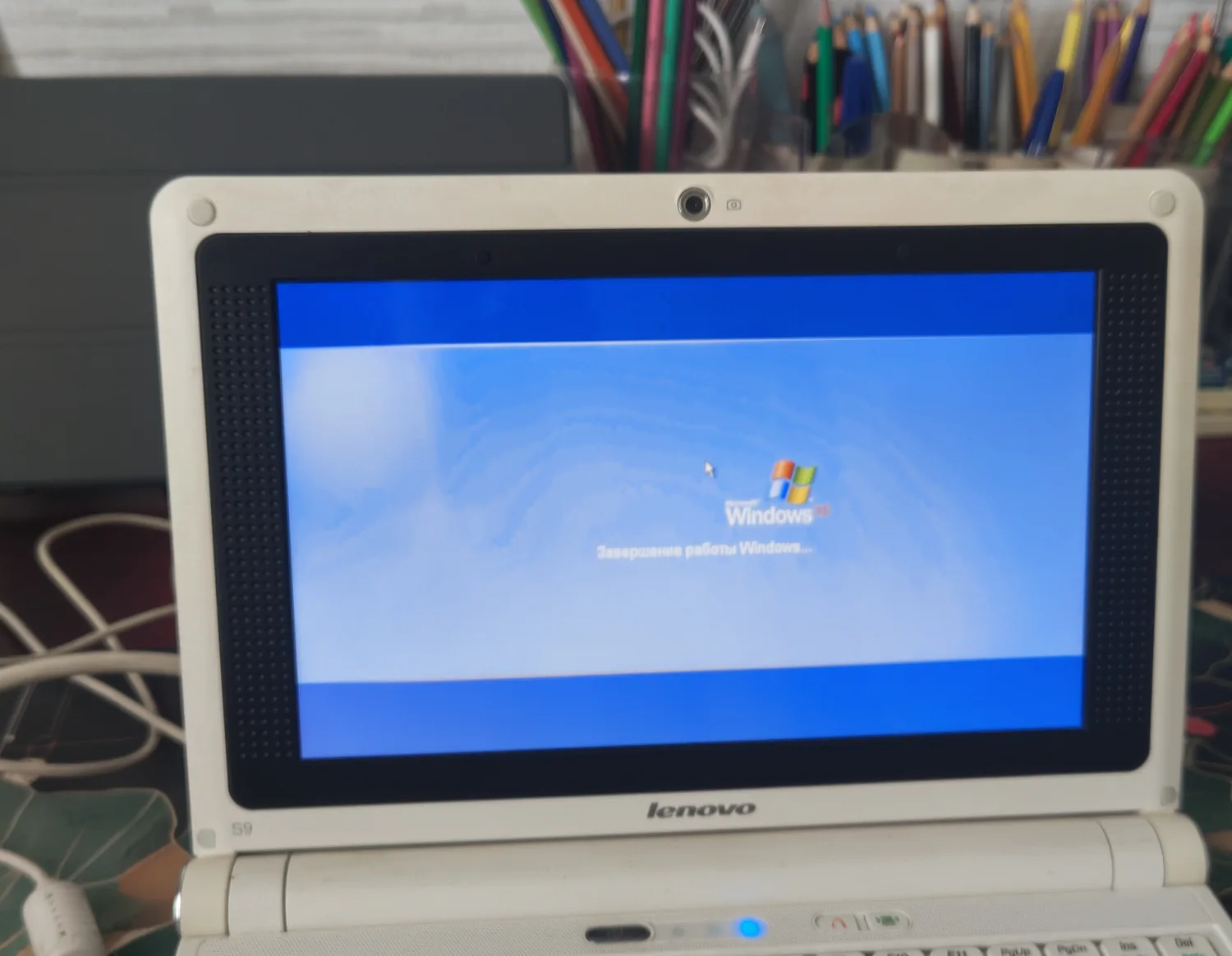Windows XP running on the recovered Lenovo S9